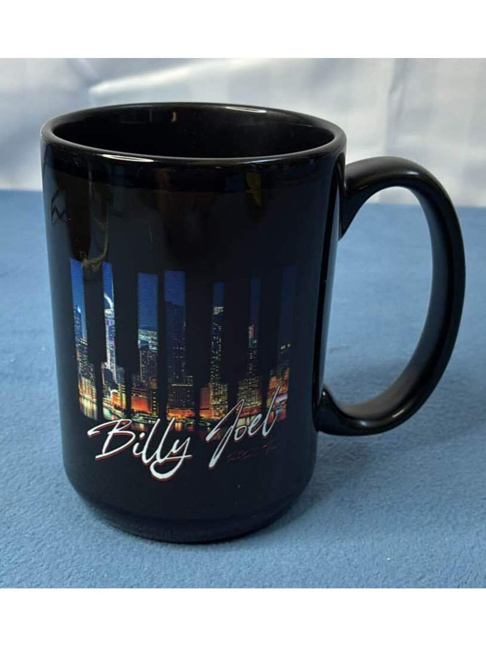 Billy Joel Black Ceramic Coffee Mug